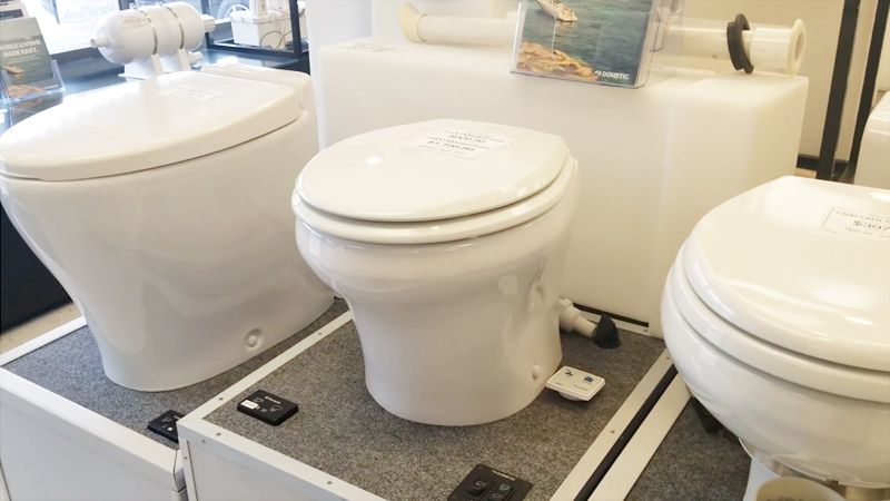 Porcelain RV Toilet